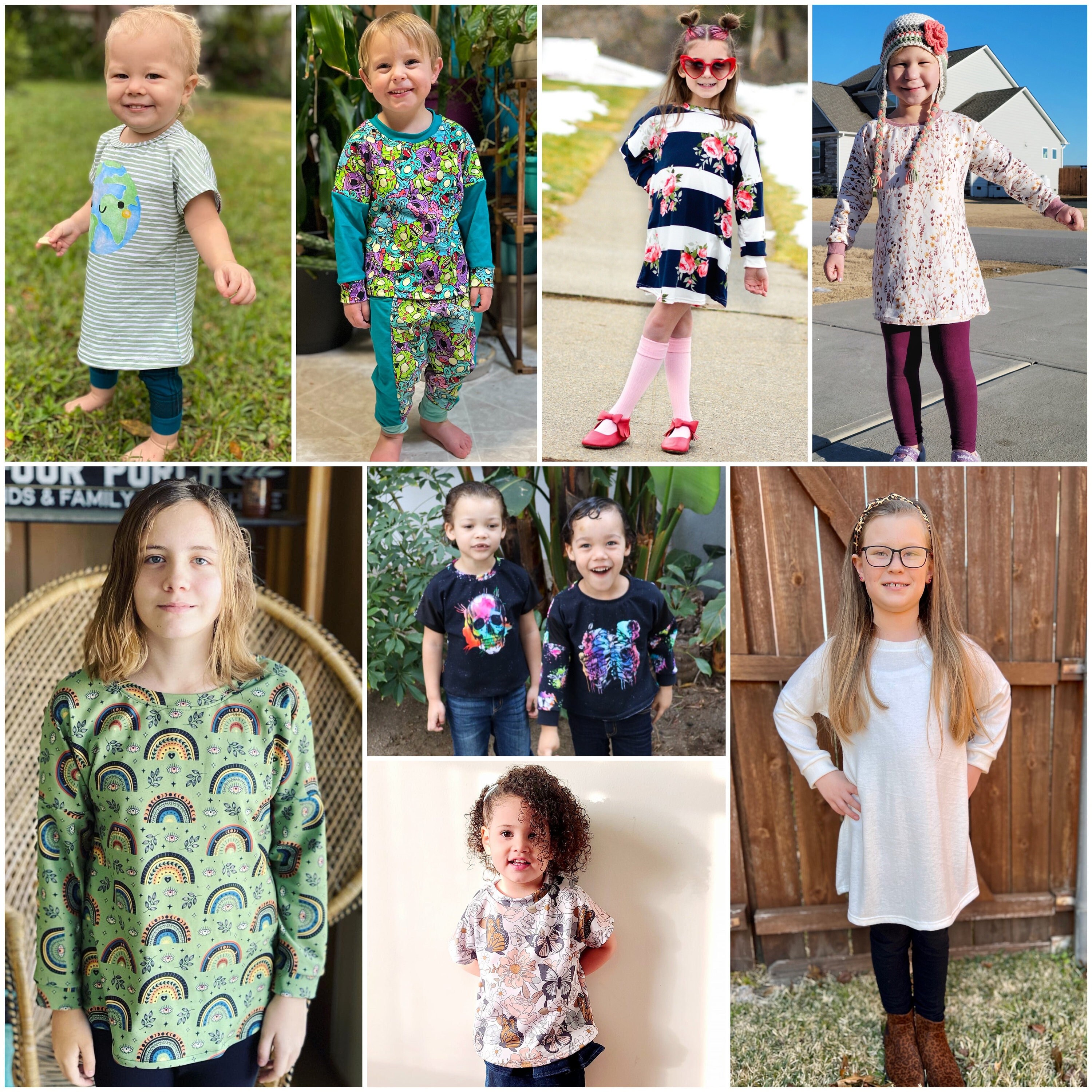 最新 Kids Hi-low & Dress Tunic, Top, - Dolman Seasons All Clothing