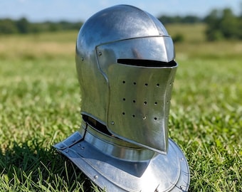 Hand-Forged Steel Hedge Knight Helmet – Ser Duncan Helm