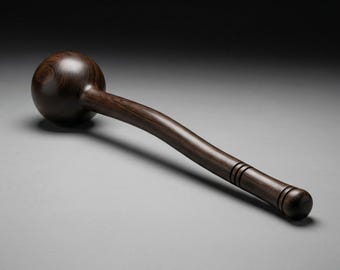African Knobkerrie War Club | Handcarved Acacia Hardwood, Tribal Decor