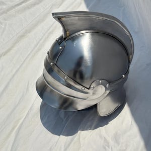 Thracian Helmet Steel Greek Armor: Handmade LARP Cosplay Medieval Decor image 5