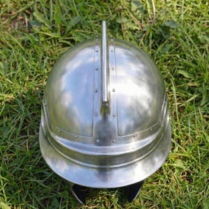 Thracian Helmet Steel Greek Armor: Handmade LARP Cosplay Medieval Decor