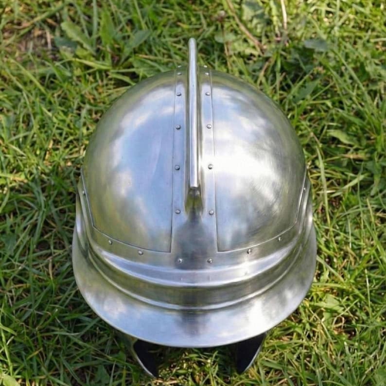 Thracian Helmet Steel Greek Armor: Handmade LARP Cosplay Medieval Decor