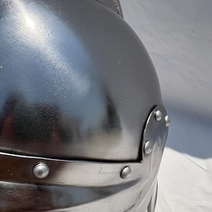 Thracian Helmet Steel Greek Armor: Handmade LARP Cosplay Medieval Decor image 9