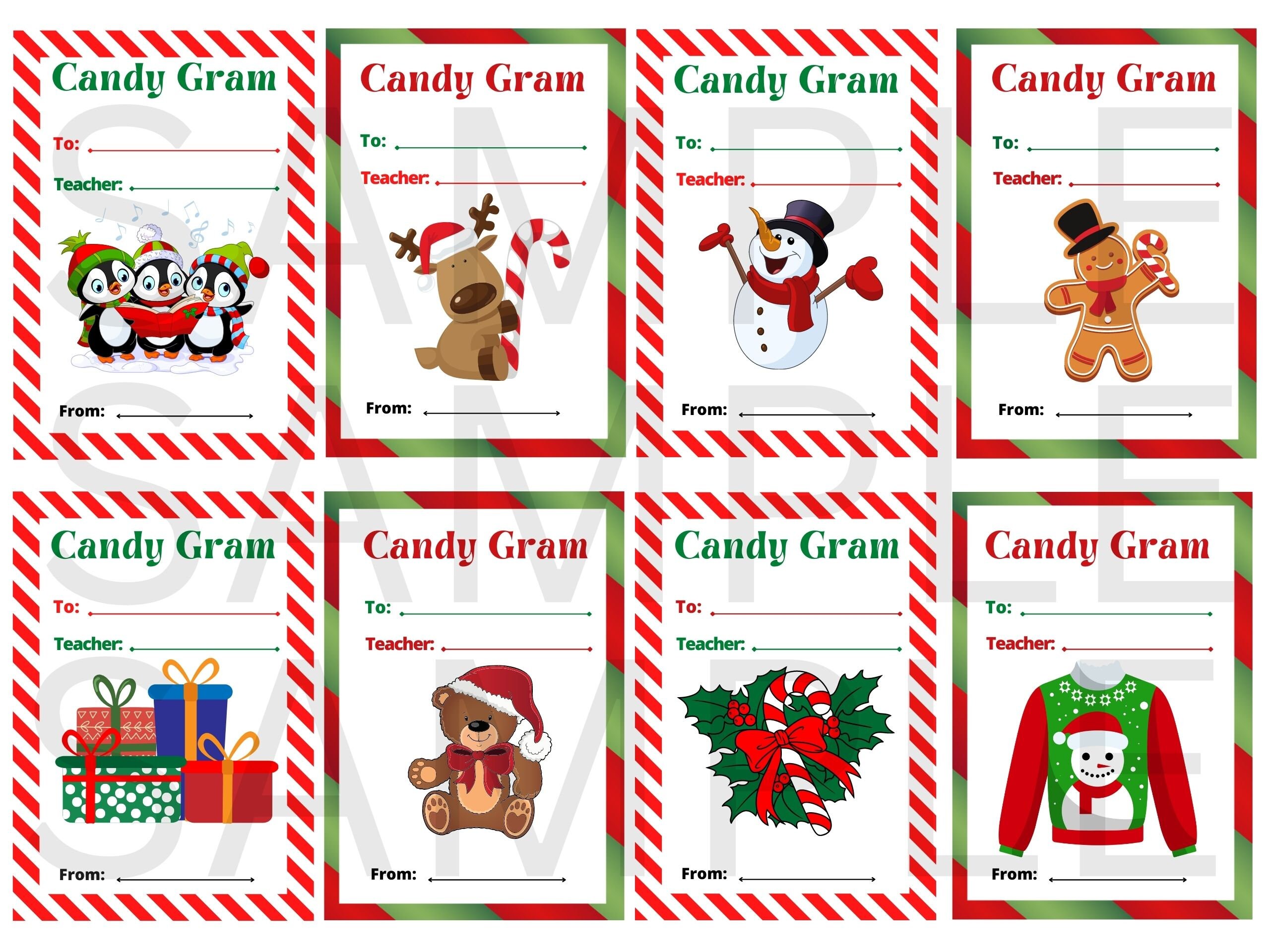 Printable Christmas Candy Grams Rossy Printable Printable Christmas Candy Grams Rossy Printable