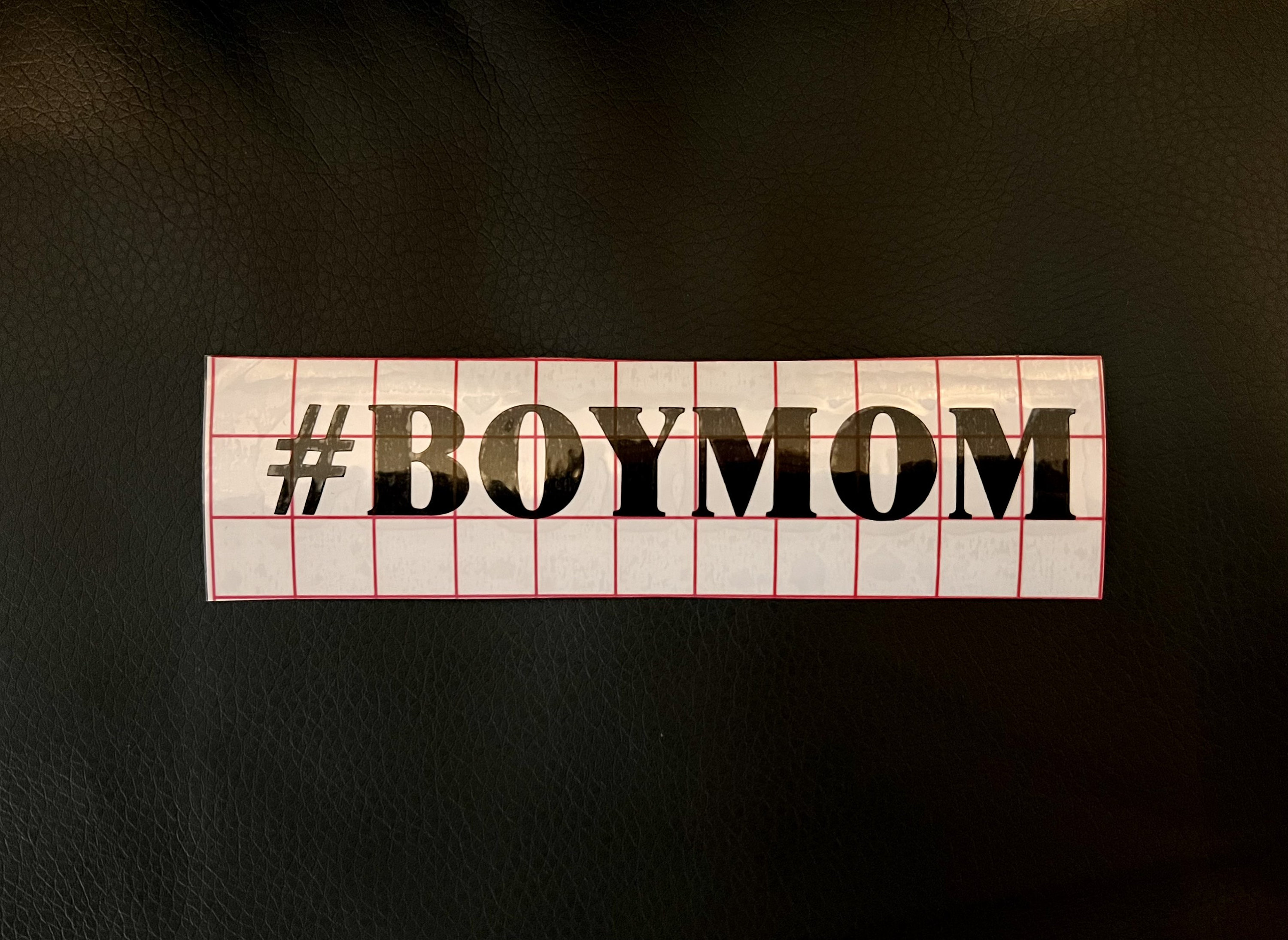 BOY MOM #BOYMOM Car Decal Sticker Gift Vinyl Place Anywhere Even on a ...