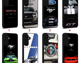 mustang Samsung Hülle für Galaxy S22 S23 S24 S25 S26 Plus Ultra Note 10 20 Z Fold Flip Serie benutzerdefinierte Ledertasche #B