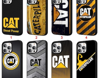 Funda para iPhone con diseño de bulldozer amarillo para iPhone 11, 12, 13, 14, 15, 16, 17 Pro Max Plus Air / Funda personalizada para teléfono #I