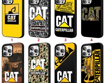 Funda para iPhone con diseño de bulldozer amarillo para iPhone 11, 12, 13, 14, 15, 16, 17 Pro Max Plus Air / Funda personalizada para teléfono #C