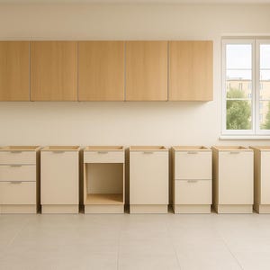 Armários de cozinha modernos e minimalistas – Design europeu personalizado