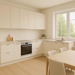 Armários de cozinha modernos sob medida – Design minimalista europeu