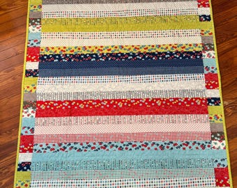 Handmade Lap Quilt – Cozy Patchwork Throw