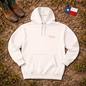 ilysm Austin Hoodie | Minimal Script Chest Print