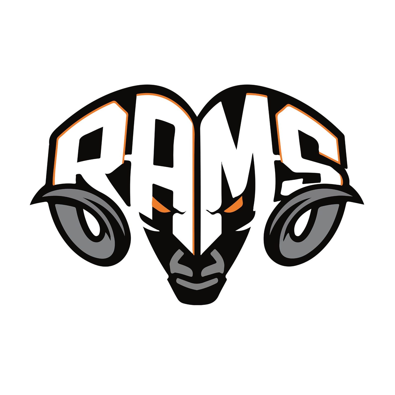 Rams Football SVG, Game Day, Mascot Shirt Design (digital Download) - Etsy