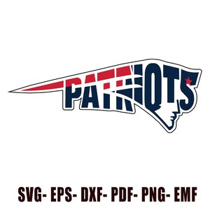 Patriots fotboll SVG, matchdagströjadesign (digital nedladdning) bild 2