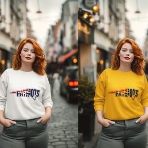 Patriots fotboll SVG, matchdagströjadesign (digital nedladdning) bild 6
