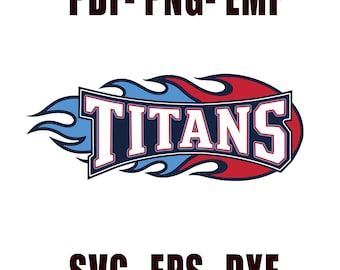 Titans Football SVG, Spieltag-Shirt-Design, Cricut (digitaler Download)