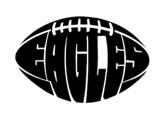 Eagles Football SVG, Philadelphia Maskottchen, Schnittdatei (Digitaler Download)