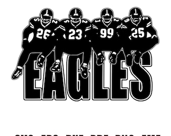Adler Fußball SVG, Cricut, Sublimation (digitaler Download)