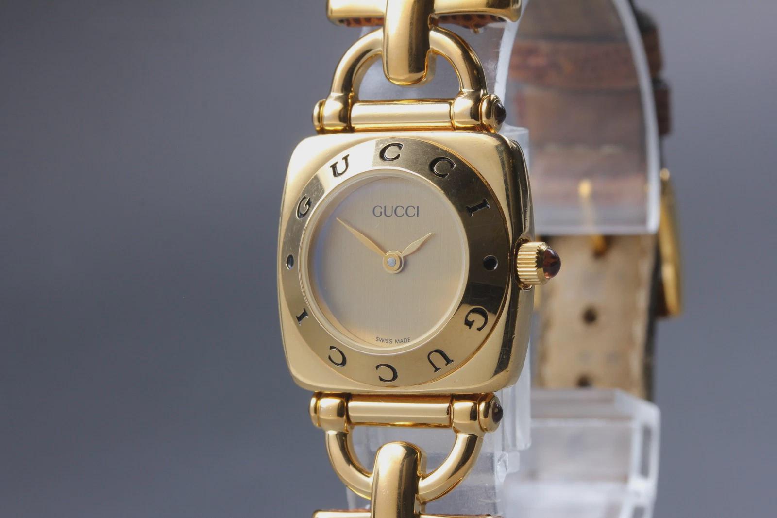 Gucci Leather Chain Watch - Authentic Authentic Gucci Watch Band - Etsy main image 2