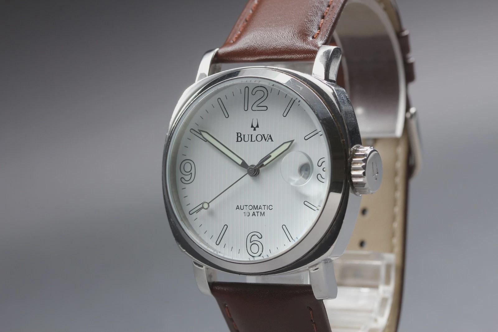 Exc+5 BULOVA AUTOMATICS BVV401 49461 Automatic Winding Mens Watch 