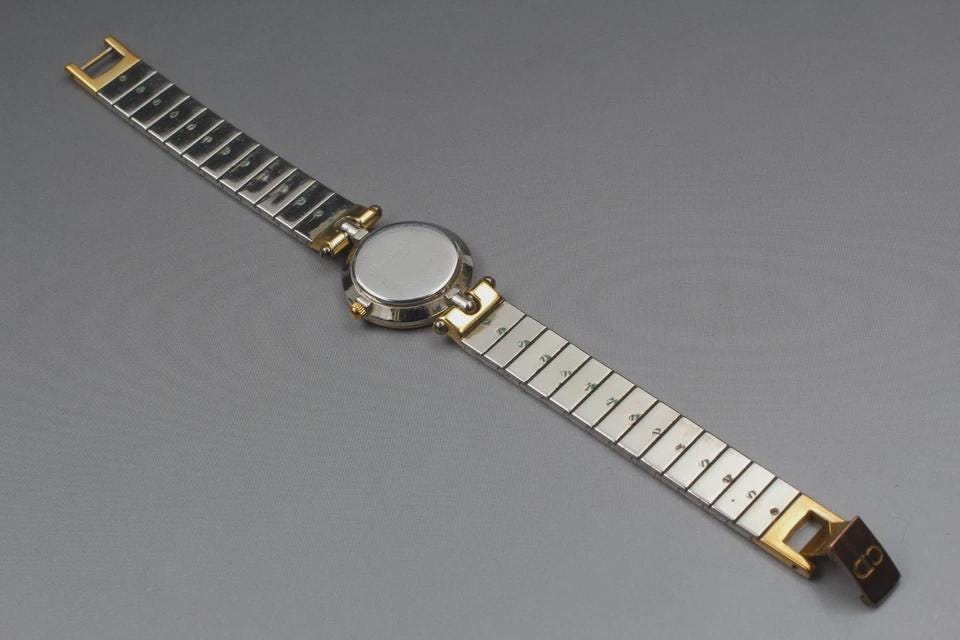 Exc+4 Vintage Christian Dior 3025 Gold Case NEW Battery Women's