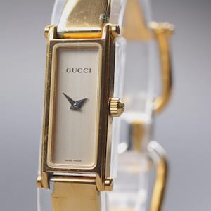 Gucci 1500l Gold Watch - Etsy