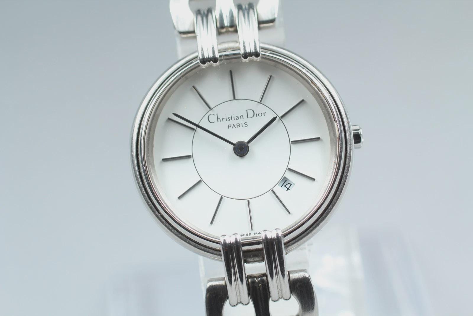 Dior Bagheera Quartz Watch White Dial This Christian Dior Bagheera, crafted with a beautiful  main image 2