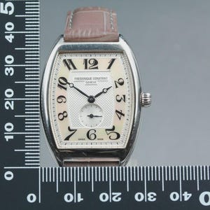 Near MINT FREDERIQUE CONSTANT Geneve FC235X3T25/6 Roman Quartz Men's Watch image 10