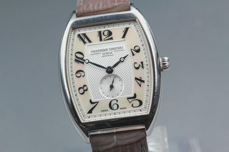 Near MINT FREDERIQUE CONSTANT Geneve FC235X3T25/6 Roman Quartz Men's Watch image 1