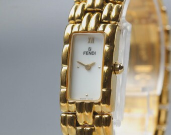 Vintage Women’s Fendi 920L Two-Tone Gold + Stainless Steel Watch. Vintage Fendi Ref: 920L Ladies Watch – Two-tone, Black Dial  main image 2