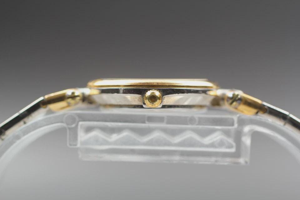 Exc+4 Vintage Christian Dior 3025 Gold Case NEW Battery Women's