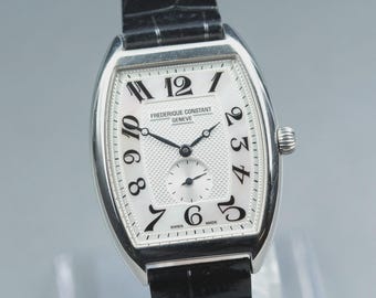 Near MINT FREDERIQUE CONSTANT Geneve FC235X3T25/6 Roman Quartz Men's Watch