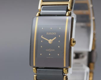 Vintage Rado Custom 111.4007.4 Gemstone Dial Lady Quartz Watch