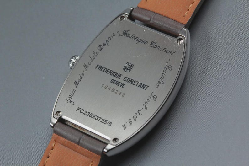 Near MINT FREDERIQUE CONSTANT Geneve FC235X3T25/6 Roman Quartz Men's Watch image 3