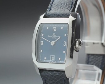 Near MINT Baume & Mercier Hampton MV045181 White Dial Quartz Ladies Watch