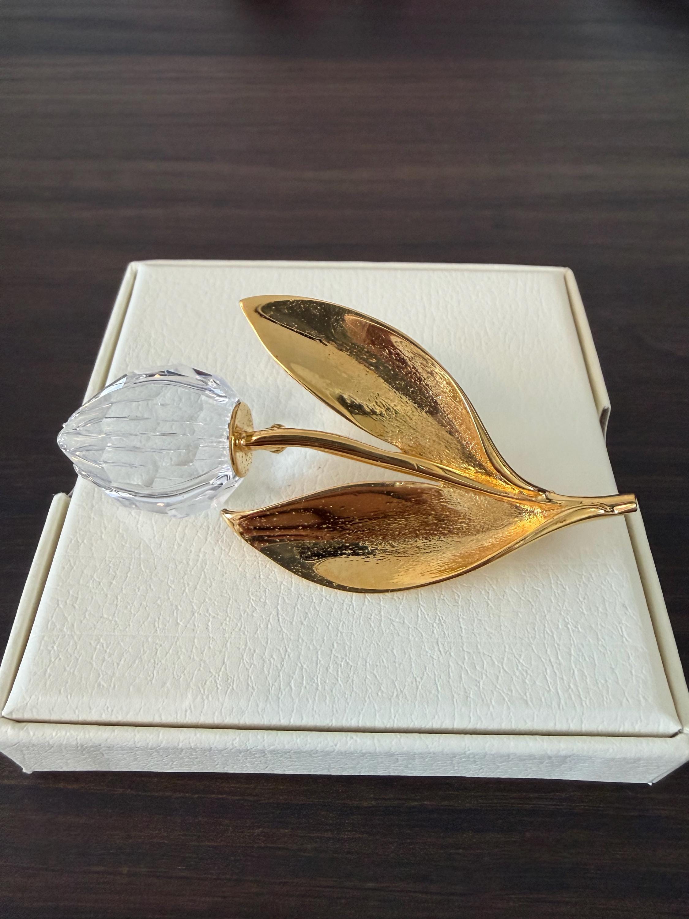 Swarovski Tulip Brooch - Etsy