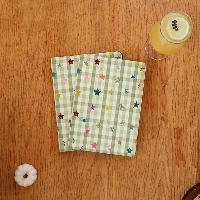 Checkerboard Stars iPad Case With Pencil Slot For Air 8/7 2026, Pro2025/2024, New iPad 13"11"12.9" Cover, iPad Mini 5/6/7 Case, iPad 11 A16 image 3