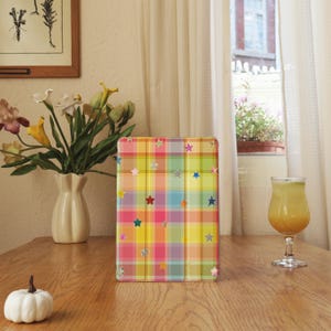 Star Color Grid iPad Case With Pencil Slot For Air8/7 A16 2025,Pro2024,iPad 10/9/8/7th Cover,iPad Mini 5/6/7 Case,13"11"12.9" 2026 iPad Case
