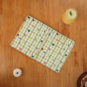 Checkerboard Stars iPad Case With Pencil Slot For Air 8/7 2026, Pro2025/2024, New iPad 13"11"12.9" Cover, iPad Mini 5/6/7 Case, iPad 11 A16 image 5