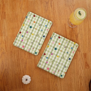 Checkerboard Stars iPad Case With Pencil Slot For Air 8/7 2026, Pro2025/2024, New iPad 13"11"12.9" Cover, iPad Mini 5/6/7 Case, iPad 11 A16 image 4