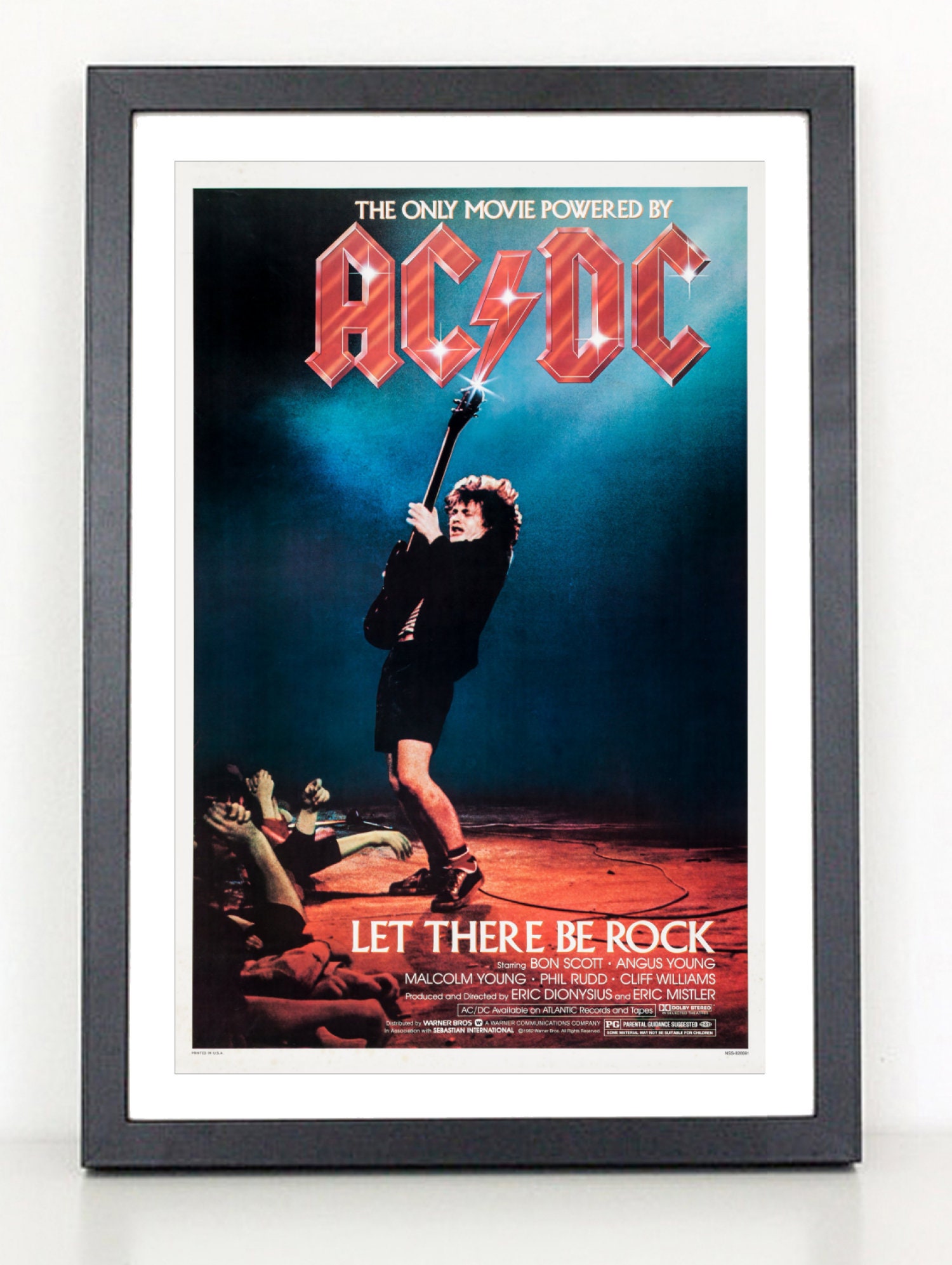 AC DC reproduction poster print | Etsy