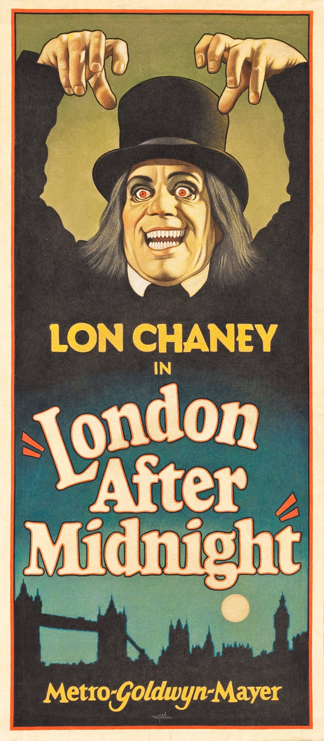 London After Midnight Reproduction Poster Print Etsy
