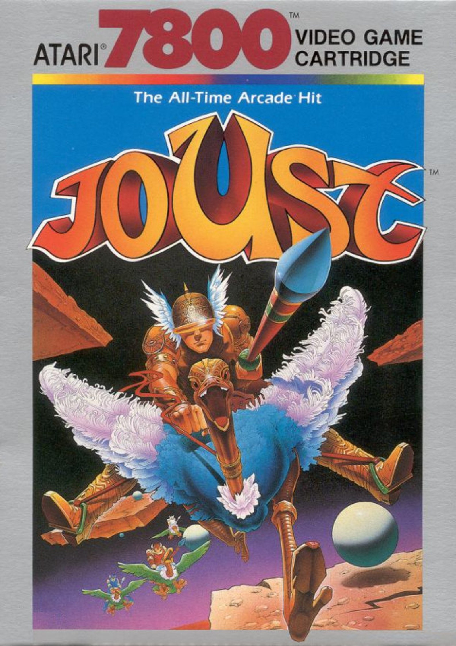 Joust Atari Video Game Reproduction Poster Print Etsy