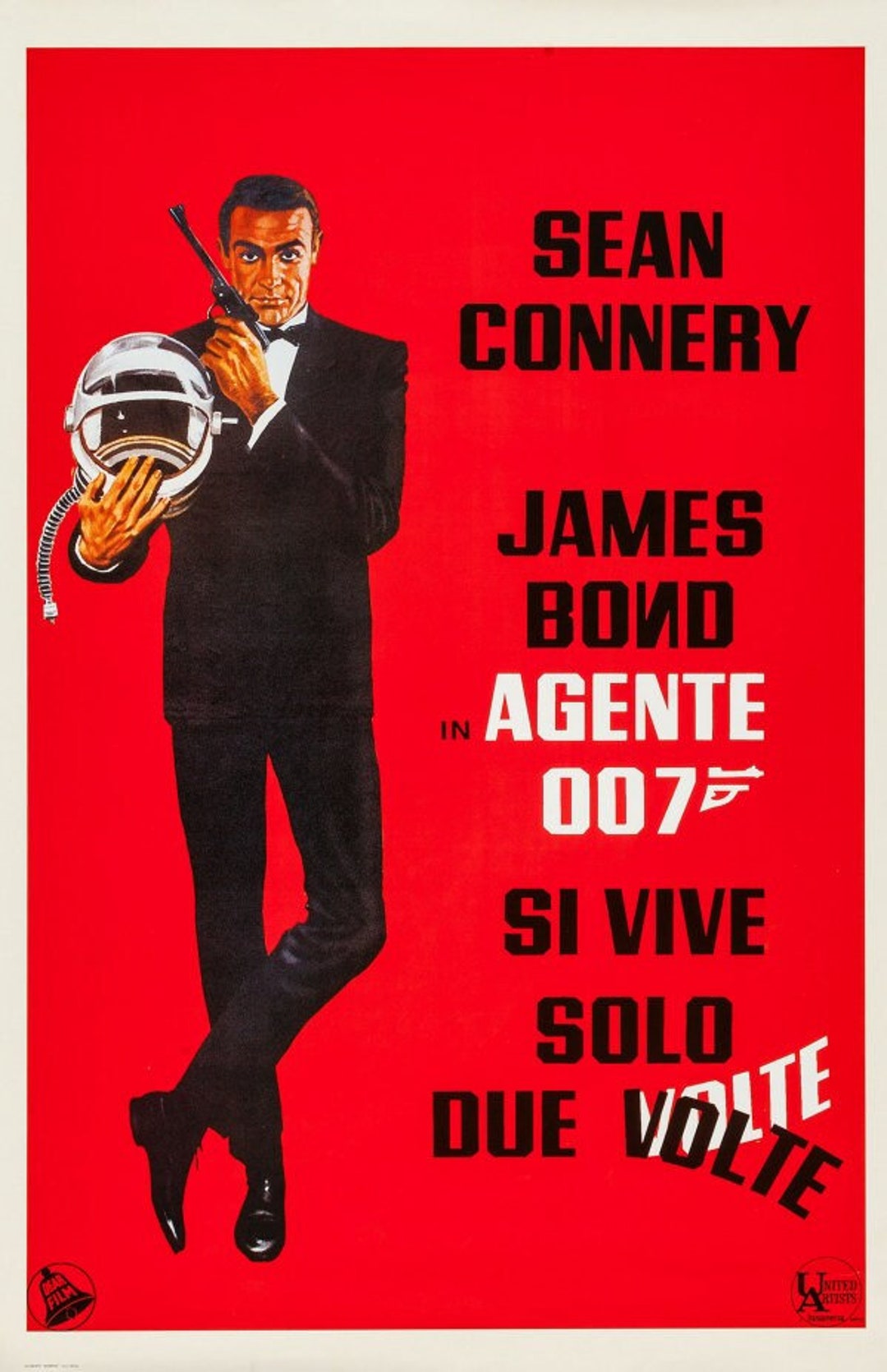sød Kommuner Kronisk James Bond 007 Reproduction Poster Print - Etsy