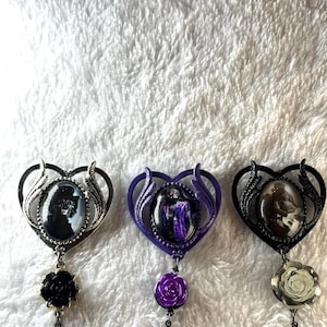 Heart pendant pins - MULTIPLE STYLES