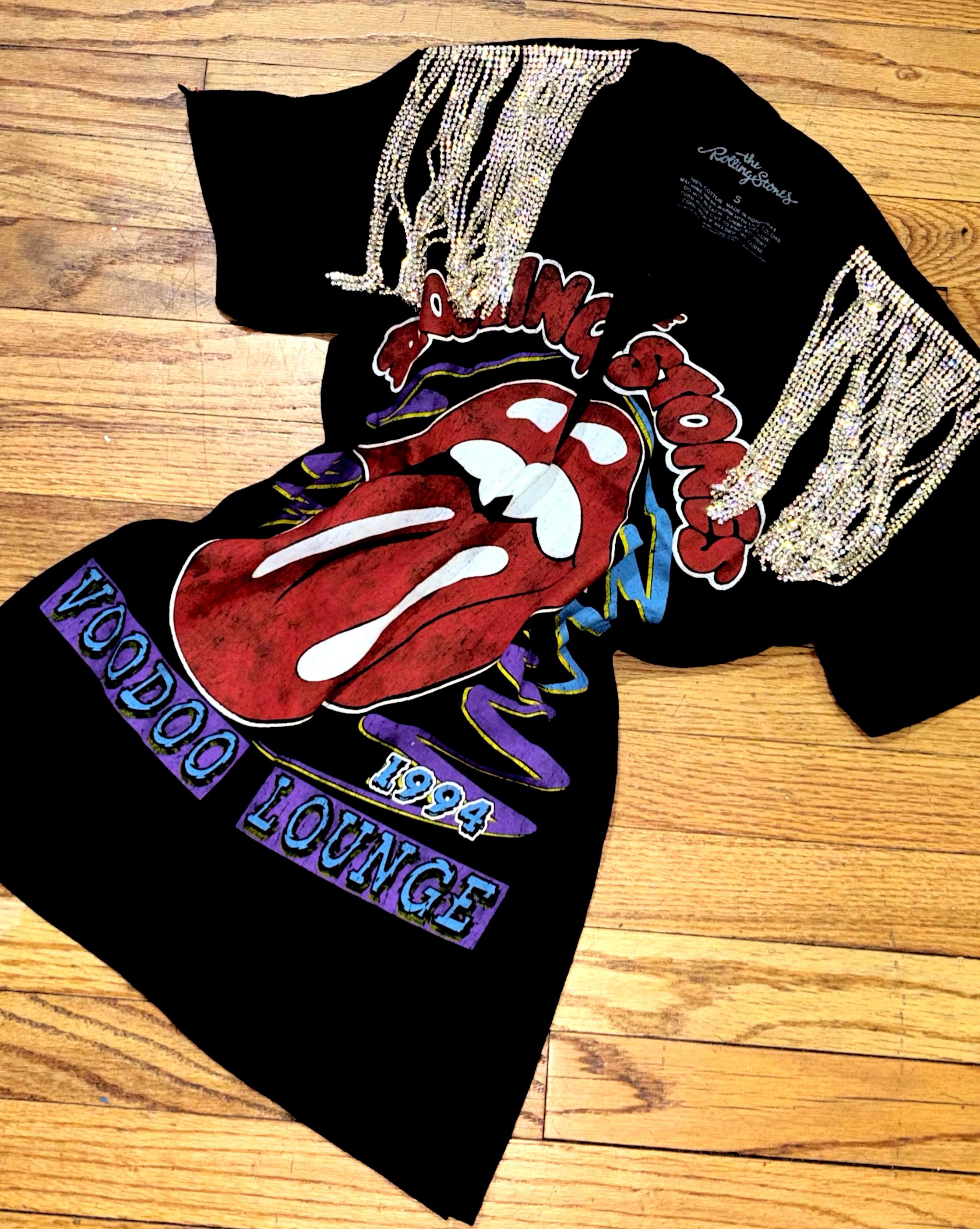 Sequin Rolling Stones Shirt - Etsy