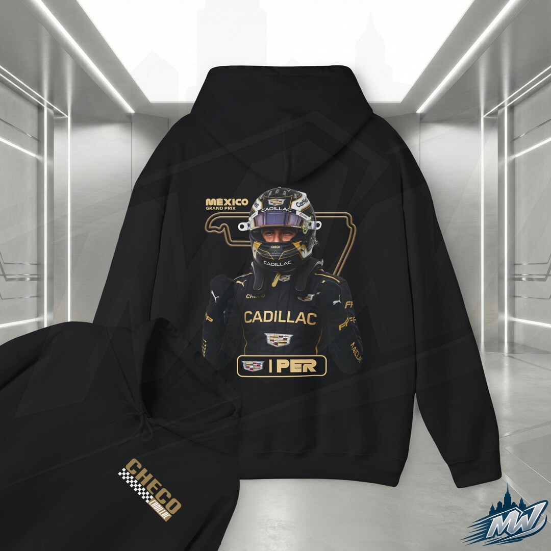 Sergio Perez Cadillac 2026-hoodie: Racing Team-sweater F1 Merch Checo ...