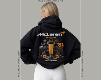 Oscar Piastri McLaren 2026 Sweatshirt: Racing Driver Hoodie Formula One Merch F1 Fan Gift