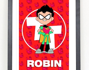 Book Club 24/"x36/" poster print Teen Titans Go
