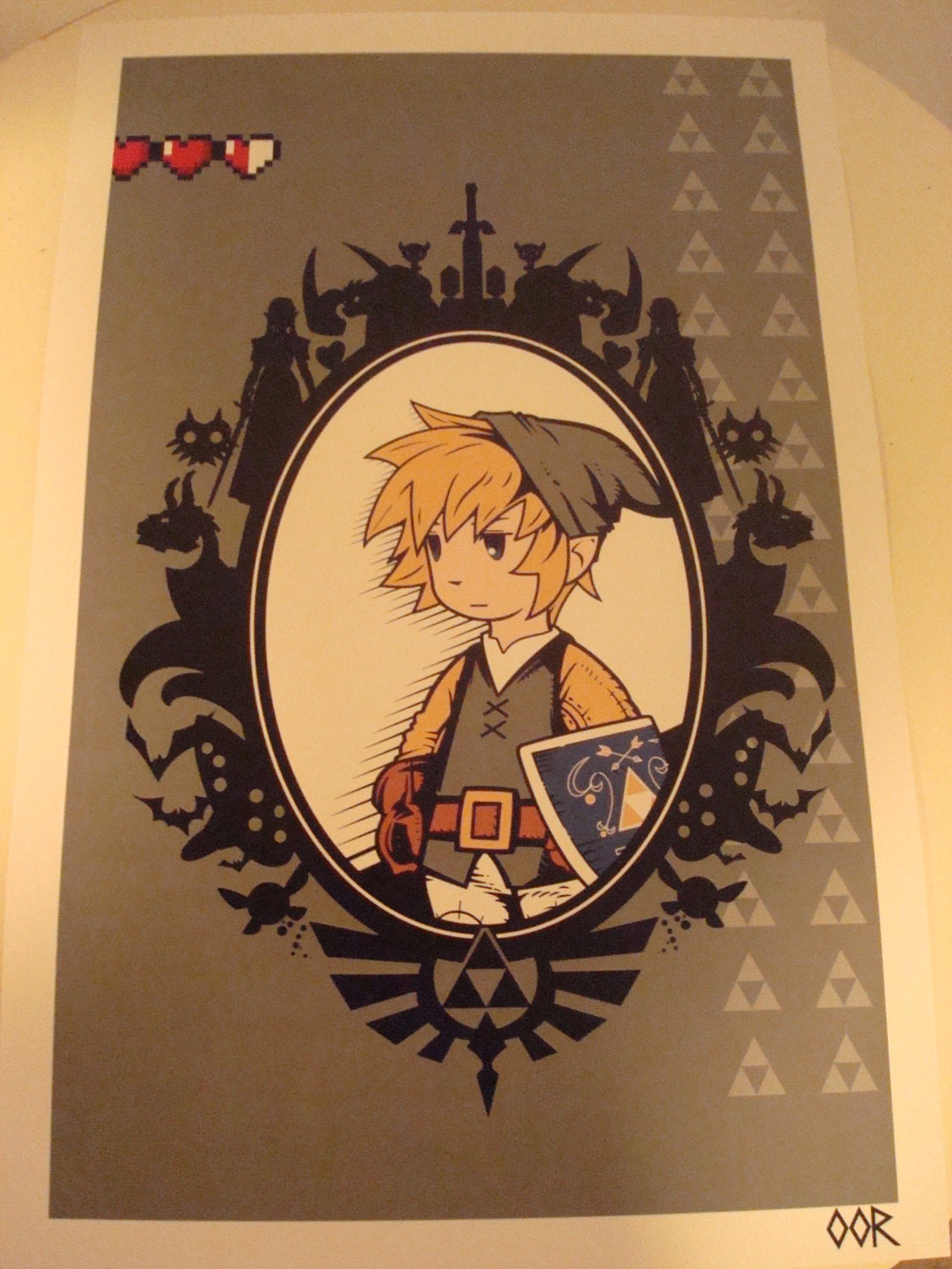 Zelda poster print